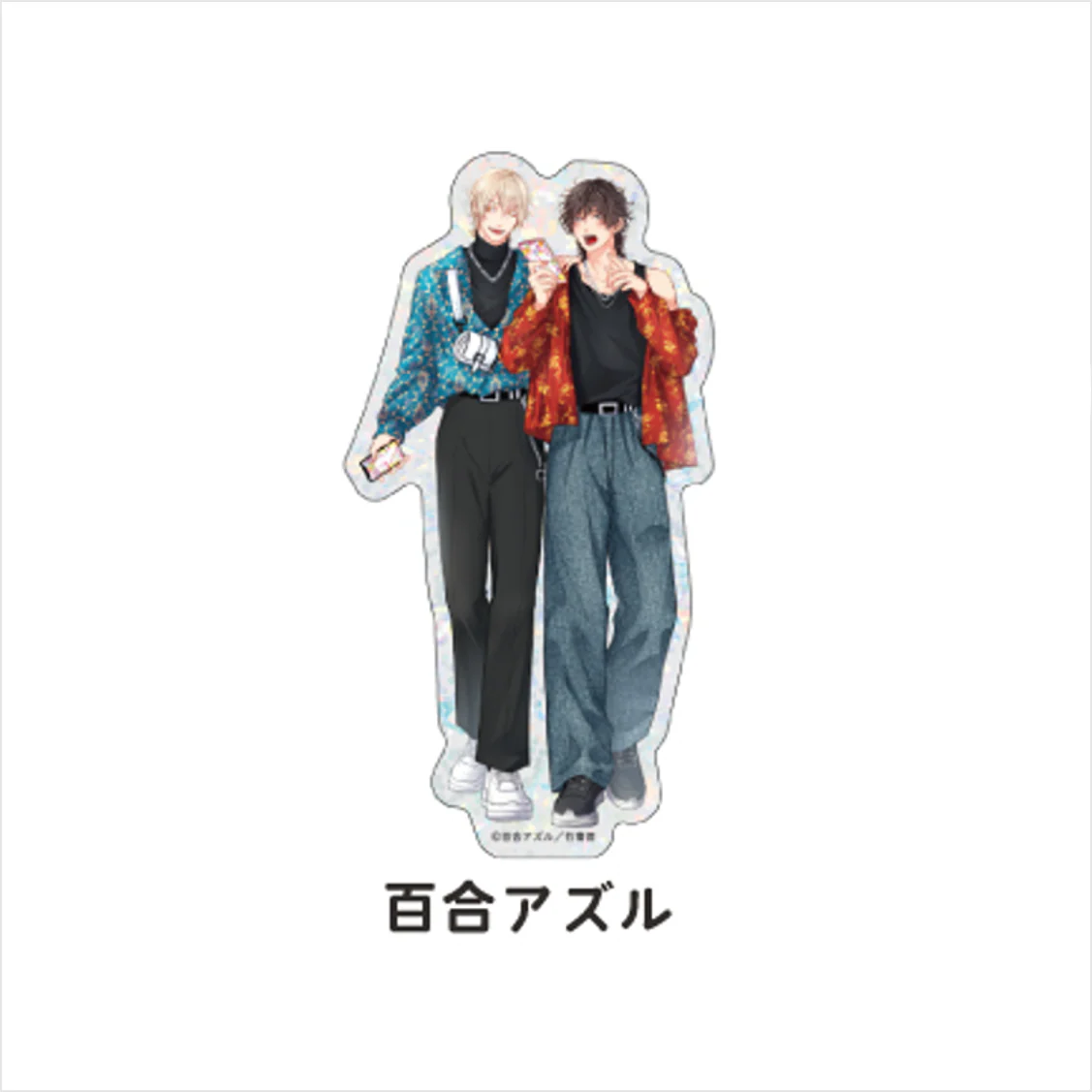 [Qpa LAND] Holographic Sticker / Azul Yuri
