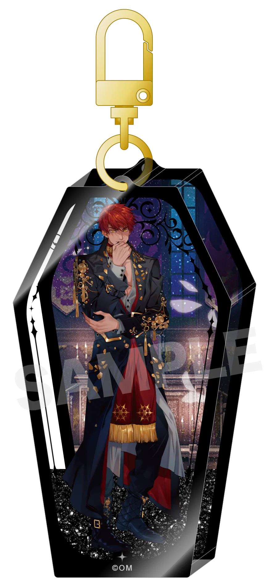 (Goods - Keychain) Obey Me! Glitter Shaker Acrylic Keychain Diavolo