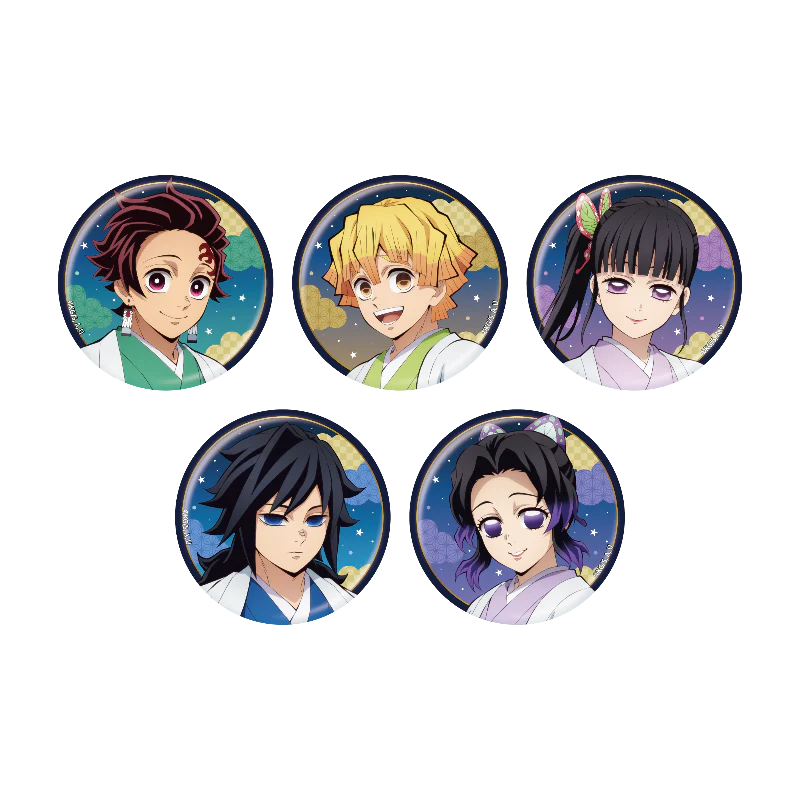 (Goods - Badges) Demon Slayer: Kimetsu no Yaiba Random Hologram Can Badge (Blind Box -Single)