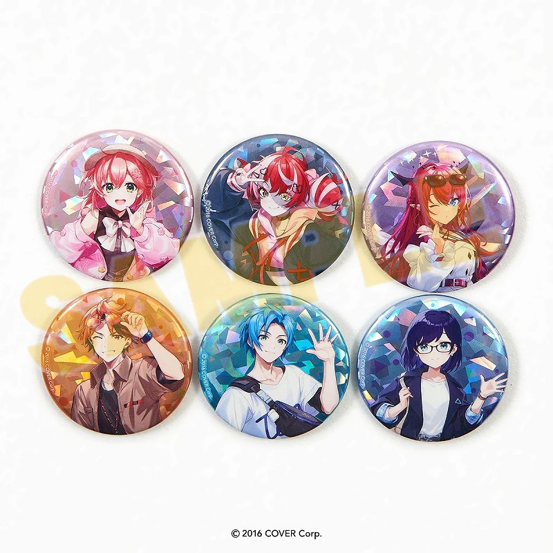 [hololive] Meet Trading Holographic Button Badge (Blind Box -Single) - Image 2