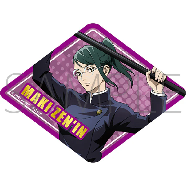 [Jujutsu Kaisen] Foil Embossed Travel Sticker / Maki Zenin