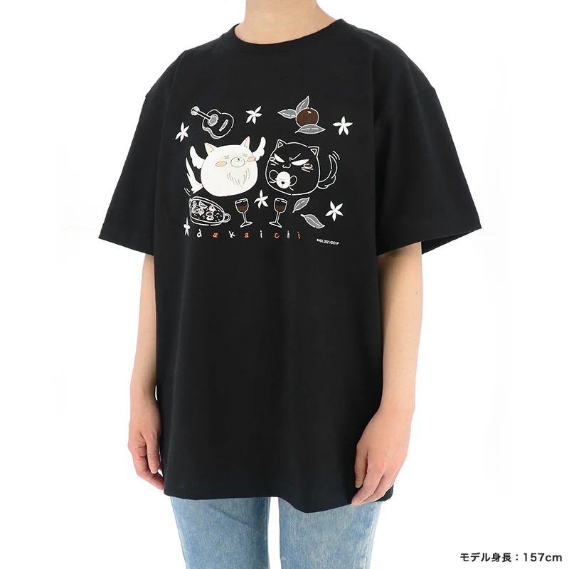 [DAKAICHI] Chunya & Tonyaka Hand Drawn Art Style T-Shirt - Image 3