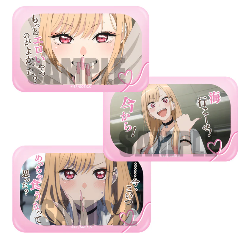[My Dress-Up Darling] Square Can Badge Set (3) Normal ver. - Image 3