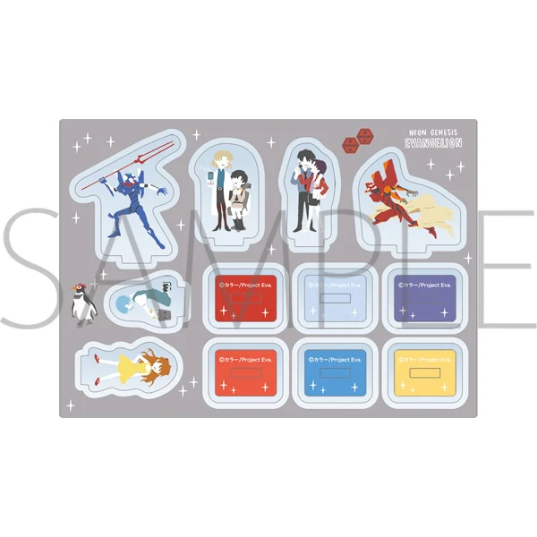 (Goods - Acrylic Stand) [Evangelion] Acrylic Stand /B Yuru Palette - Image 2