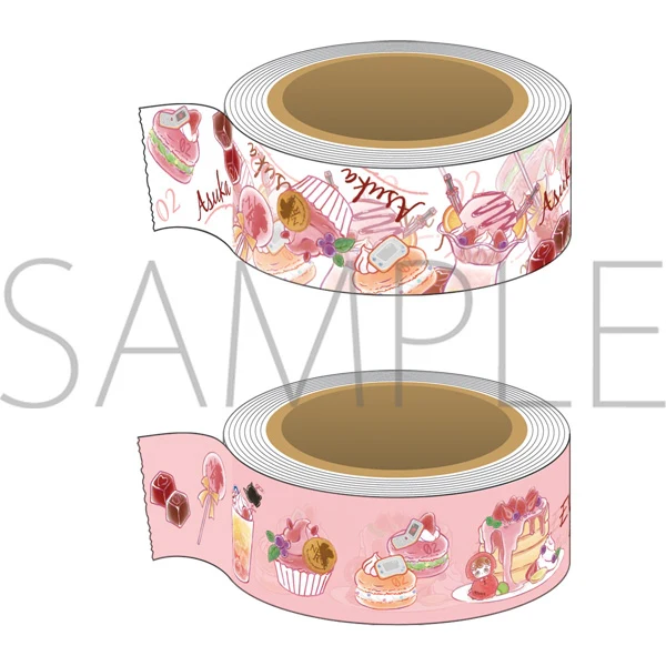 [Evangelion] EVANGELION SWEETS COLLECTION Clear Masking Tape Set / ASUKA