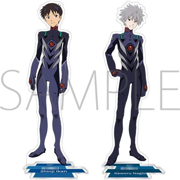 (Goods - Acrylic Stand) [Evangelion] Acrylic Stand / Shinji & Kaworu (Plug Suit)