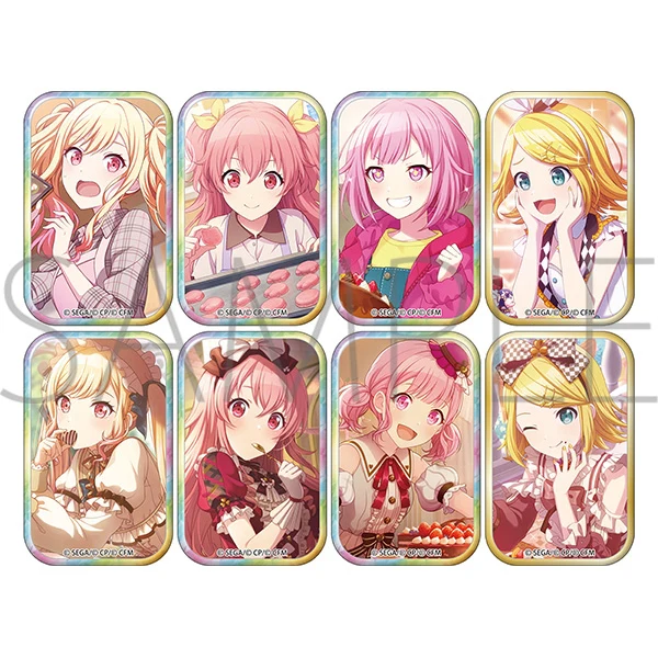 [Hatsune Miku: Colorful Stage!] Square Badge Collection / vol. 19 A (Blind Box -Single)