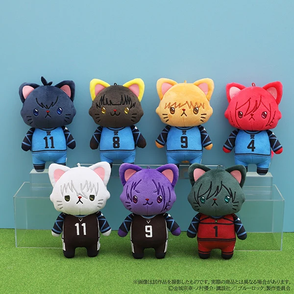 [Blue Lock] withCAT Plush Keychain With Eye Mask / Yoichi Isagi - Image 5