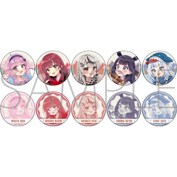 [hololive] Chara Badge Collection / Summer Season (Blind Box -Single) - Image 2