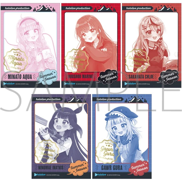 [hololive] Trading Clear Bromide / Summer Season (Blind Box -Single)