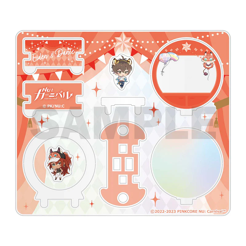 (Goods - Acrylic Stand) [Nu: Carnival] Connectable Acrylic Stand - Eiden & Dante - Image 2