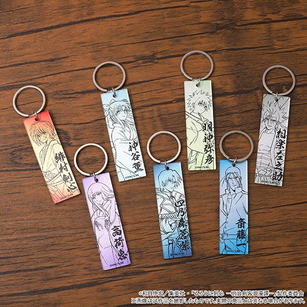 [Rurouni Kenshin] Metal Acrylic Keychain Saito Hajime - Image 2