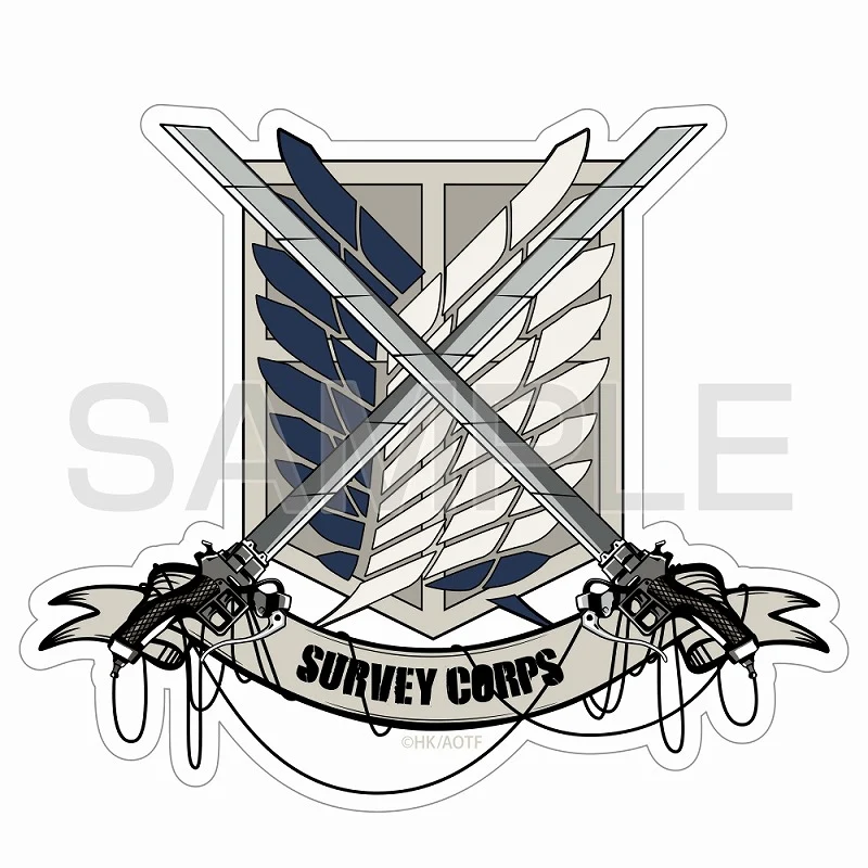 [Attack on Titan] Survey Corps Waterproof Sticker