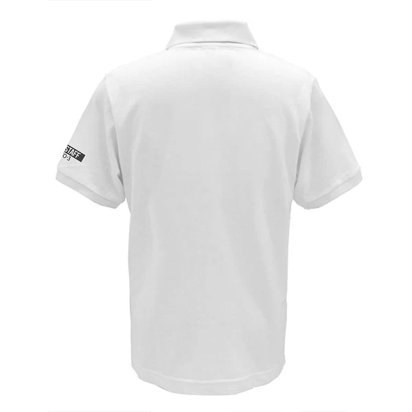 [Evangelion] Polo Shirt w/Embroidery NERV logo White - T Shirt Size L - Image 3