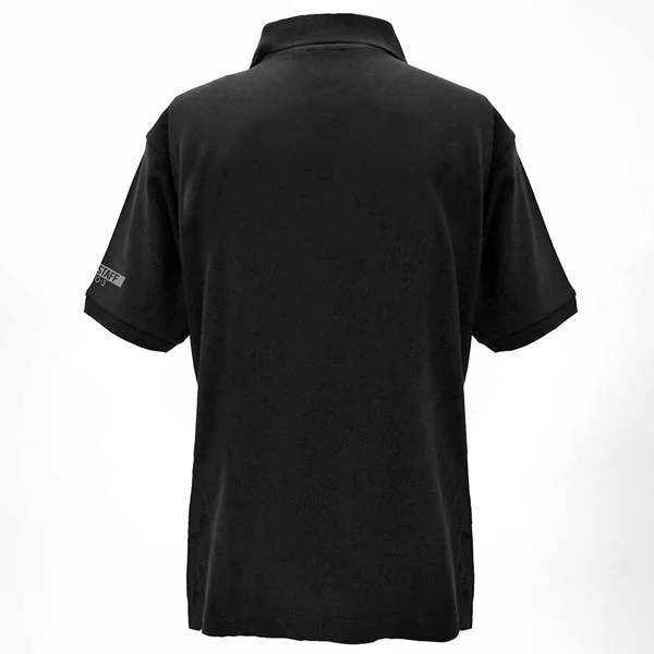 [Evangelion] Polo Shirt w/Embroidery NERV logo Black - T Shirt Size L - Image 3