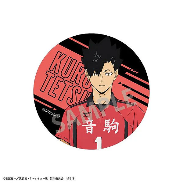 [Haikyu!!] Holographic Button Badge (Regular Proportions) Tetsuro Kuroo