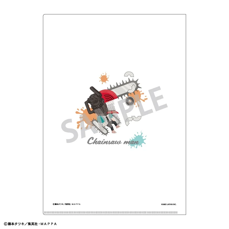 [Chainsaw Man] A4 Single File Folder White/ENJOY MUSIC - Image 2