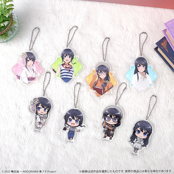 [Rascal Does Not Dream of a Girl with a Leather Backpack] Lots of Mai-san Acrylic Keychain Collection (Blind Box -Singles) - Image 2