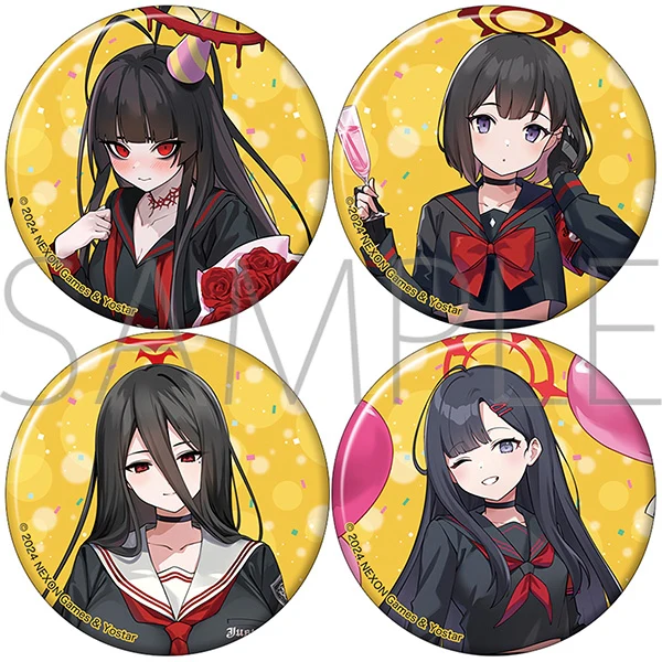 [Blue Archive] Button Badge Set / Justice Task Force