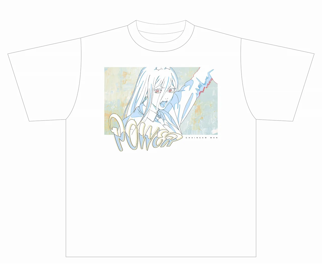 [Chainsaw Man] T-shirt Key Animation Art XL