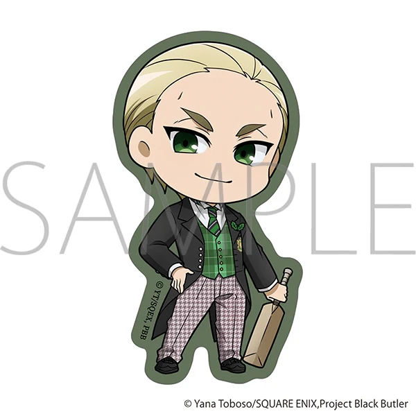[Black Butler] Public School Arc Die-cut Sticker / Herman Greenhill