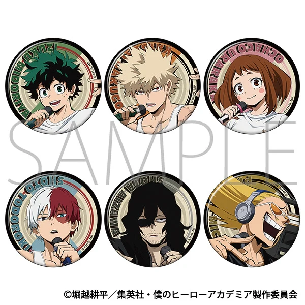 [My Hero Academia] Character Badge Collection / U.A. BEAT BOXER (Blind Box -Single)
