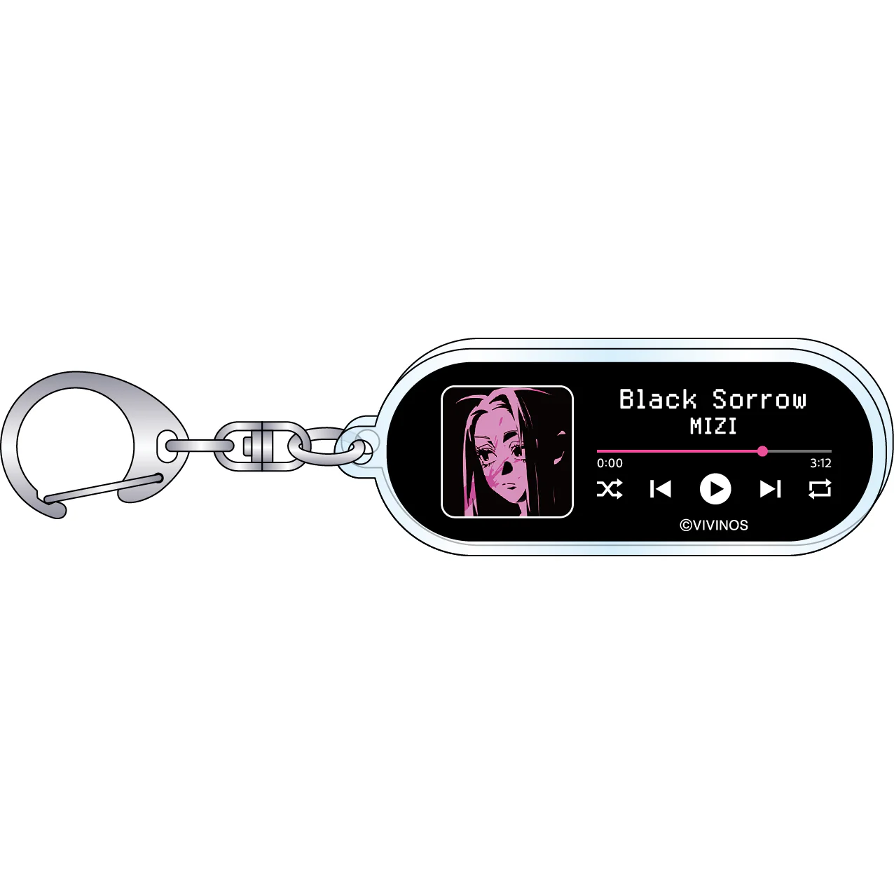 [Alien Stage] Music Player Style Keychain Mizi