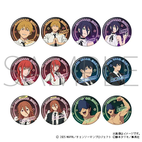 (Goods - Badge) Chainsaw Man – The Movie: Reze Arc Character Badge Collection/Neon (Blind Box -Single)