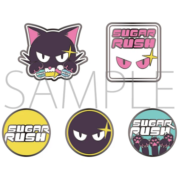(Goods - Badge) Blue Archive After School Sweets Club Pin Badge Set