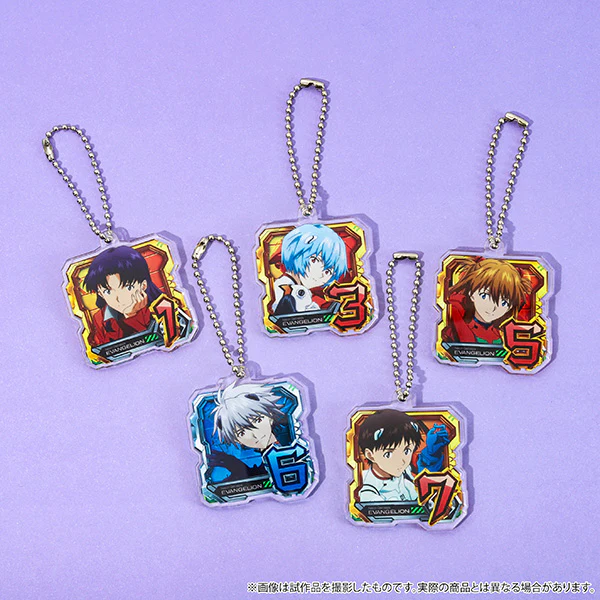 (Goods - Keychain) Evangelion Acrylic Keychain Normal Pattern (Rei) - Image 2