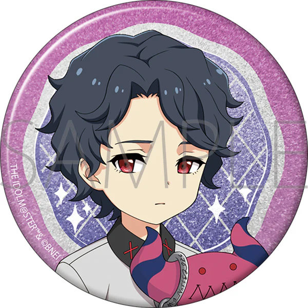 (Goods - Badge) THE IDOLM@STER SideM Glitter Button Badge / Asselin = Beelzebuth Ⅱ Remember Shot