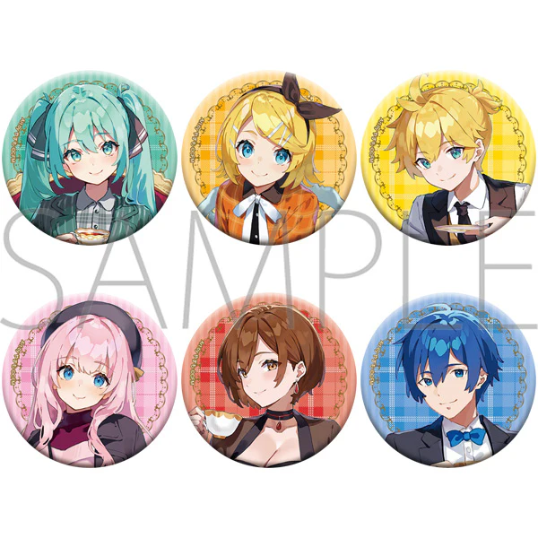 (Goods - Badge) Hatsune Miku Series Glitter Chara Badge Collection (Blind Box -Single)