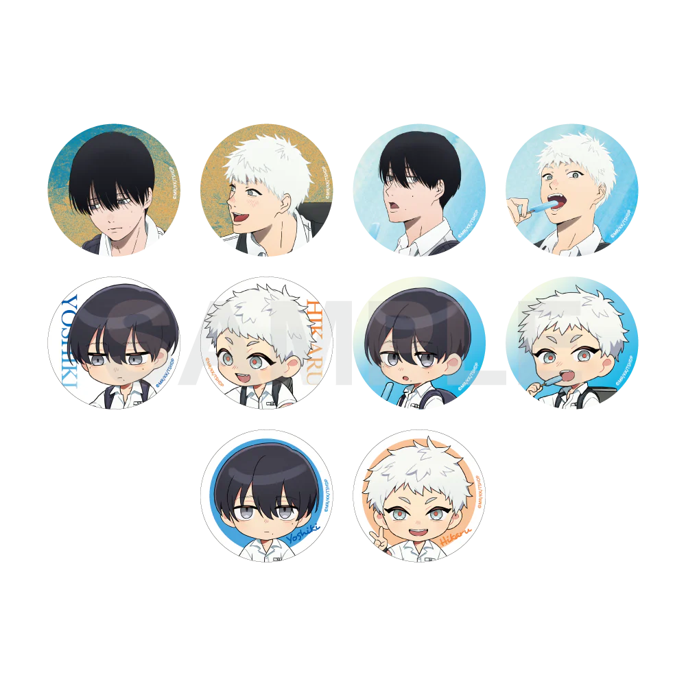(Goods - Badge) TV Anime The Summer Hikaru Died Tradable Tin Badge School Commute Series (Blind Box -Single)