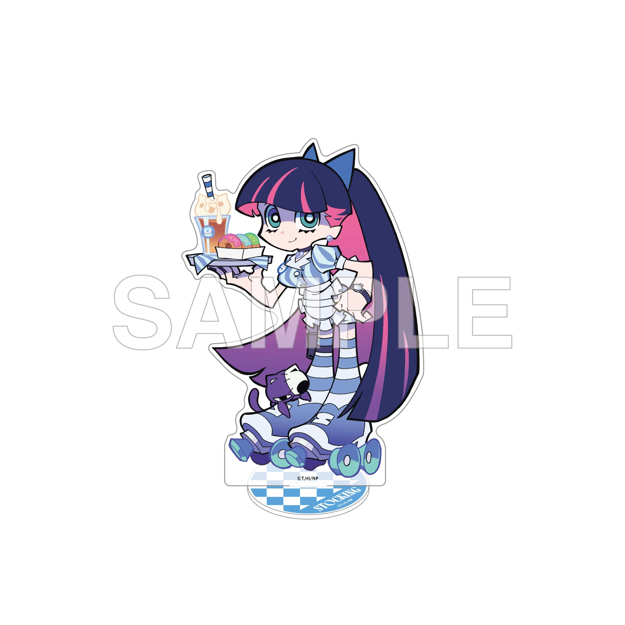 (Goods - Acrylic Stand) New PANTY ＆ STOCKING with GARTERBELT Acrylic Stand Figure American Diner Ver. - Stocking