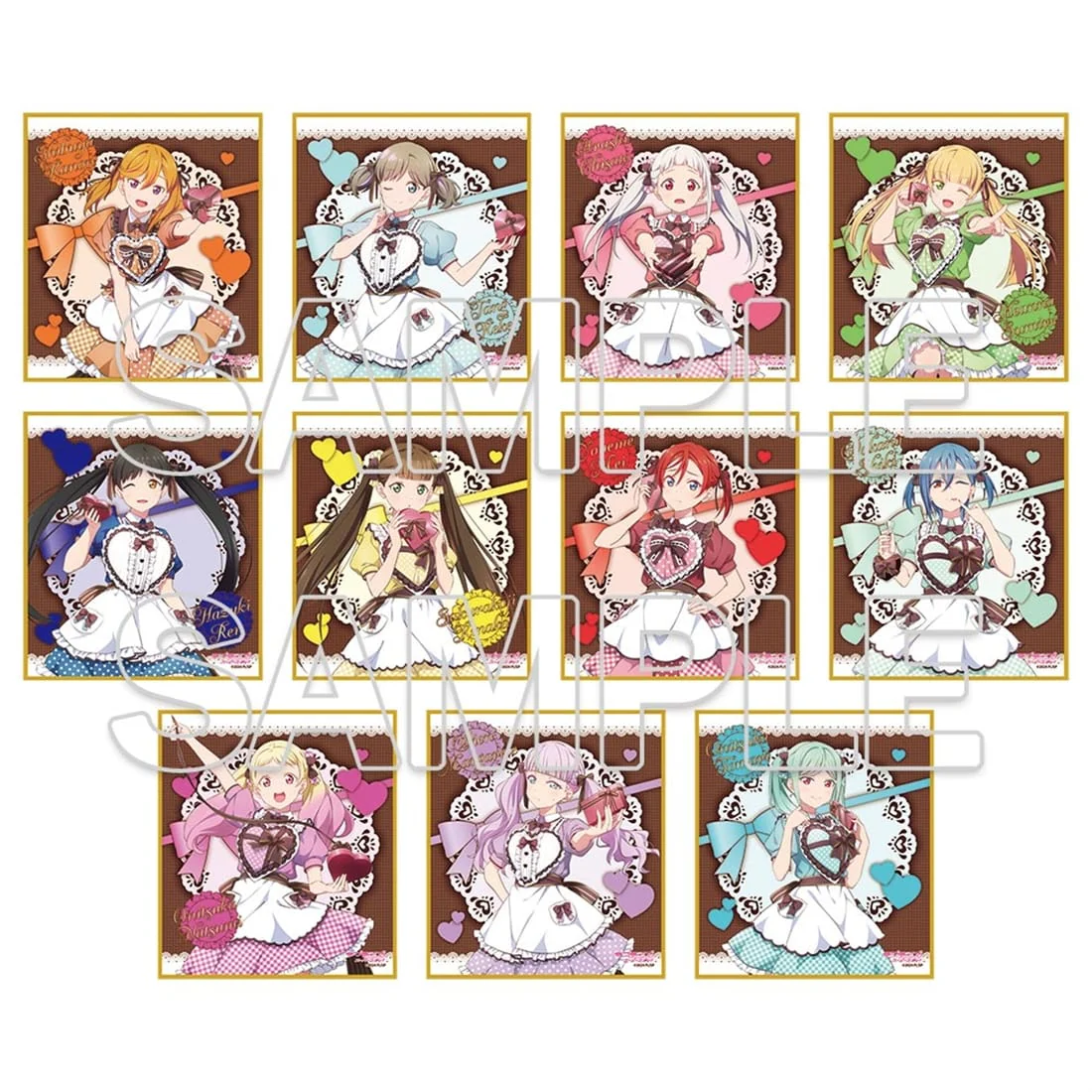 (Goods - Board) Love Live! Superstar!! Liella! Tradable Mini Illustration Board Ver. Valentine 2026 (Blind Box - Single)