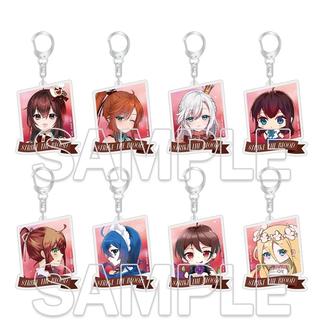 (Goods - Keychain) Strike the Blood Tradable Acrylic Keychain - Chocolate Ver.