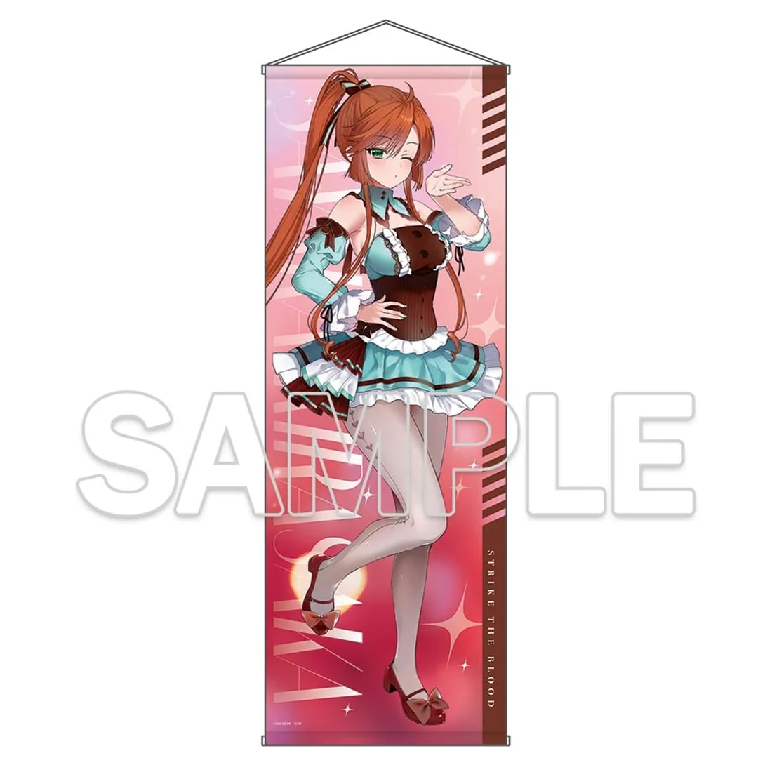 (Goods - Wall Scroll) Strike the Blood Extra-large Wall Scroll - Sayaka Kirasaka - Chocolate Ver.