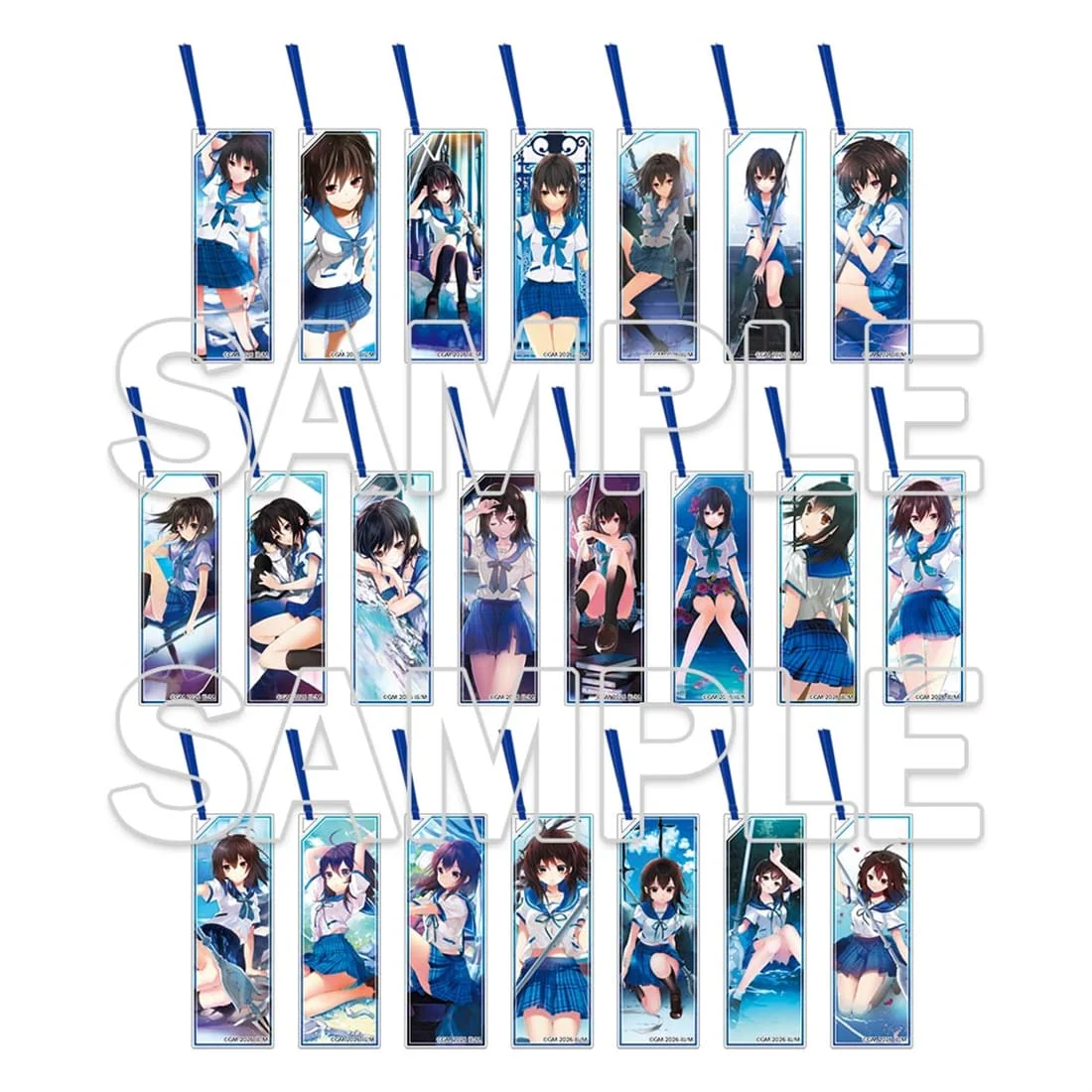 (Goods - Bookmark) Strike the Blood Tradable Acrylic Bookmark Keychain Cover Visual Ver.