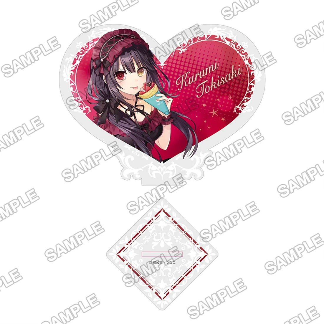 (Goods - Acrylic Stand) [Re-release Edition]Date A Live Happy Valentine's Day 2022 Heart-shaped Acrylic Stand ~Kurumi Tokisaki~