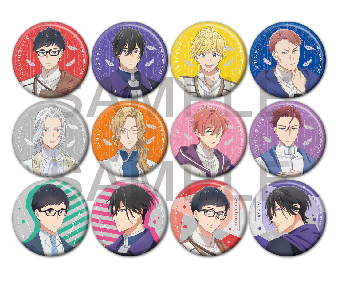 (Goods - Badge) Isekai Office Worker: The Other World's Books Depend on the Bean Counter Tradable Tin Badge 2026 Ver.