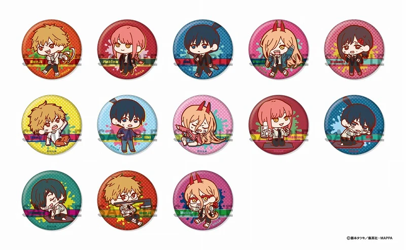 [Chainsaw Man] Wachatto! Trading Button Badge (Blind Box -Single)