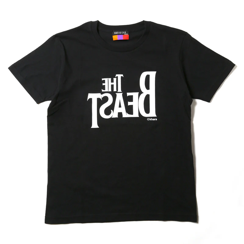 [Evangelion] RADIO EVA THE BEAST T-Shirt BLACK - Image 5
