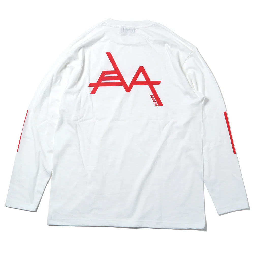 [Evangelion] RADIO EVA EVANGELION Solid Line Logo Cutsew - Image 3