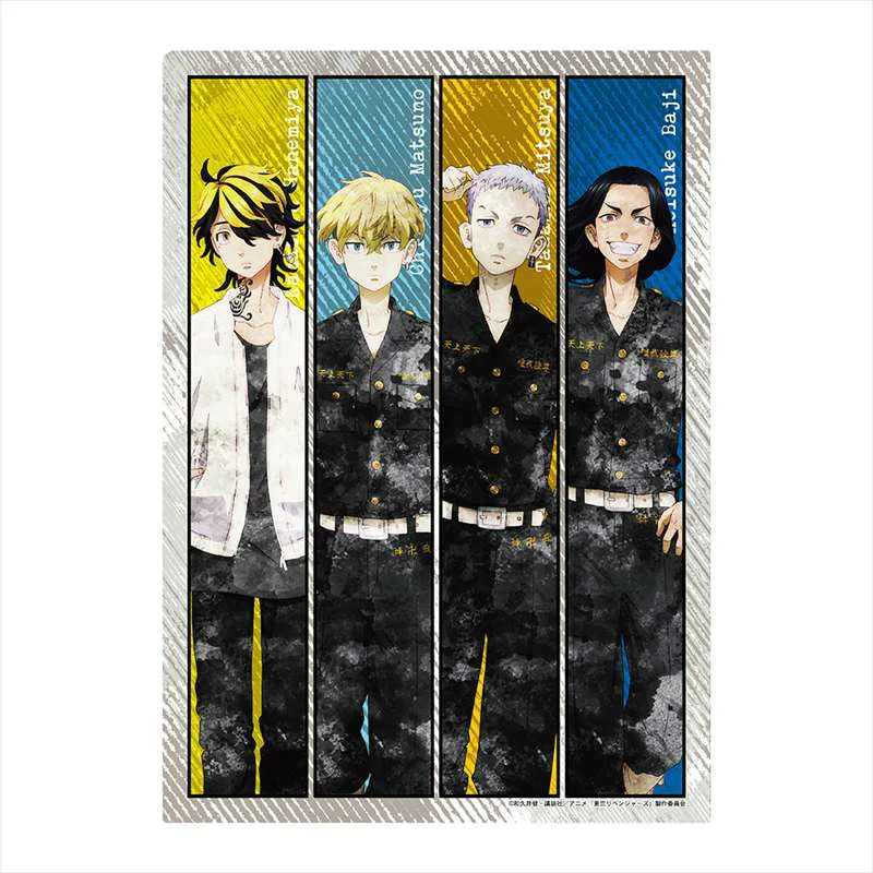[Tokyo Revengers] A4 File Folder Ensemble A - Image 3