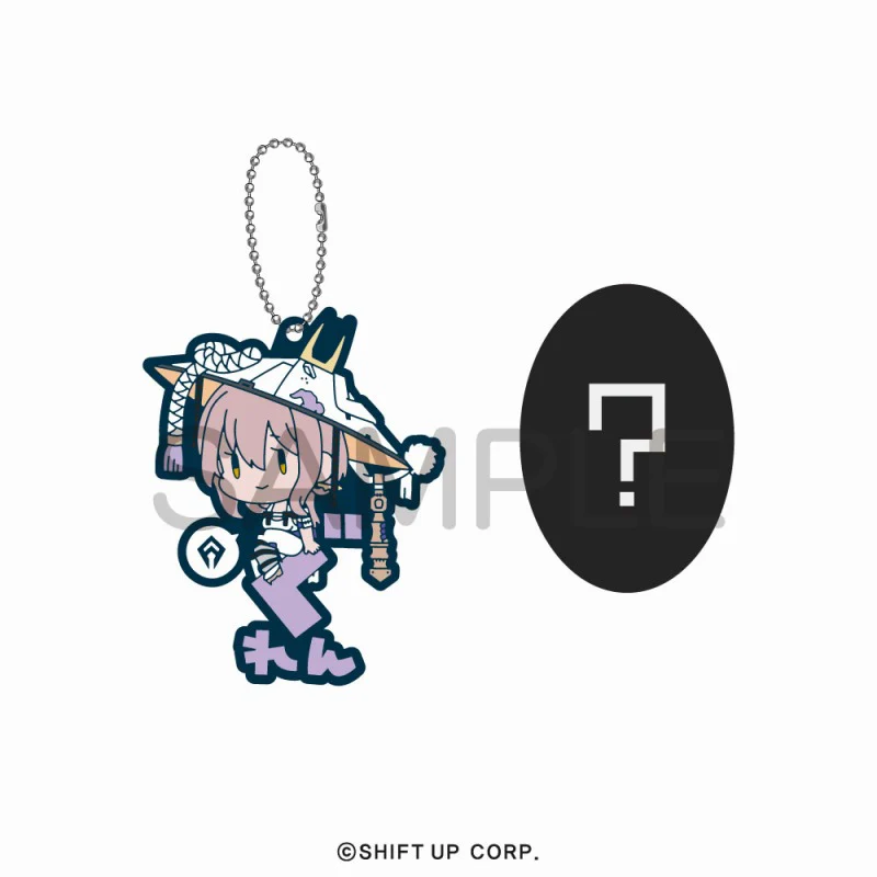 (Goods - Keychain) GODDESS OF VICTORY: NIKKE Onamae Pitanko Rubber Mascot Vol. 1 (Blind Box -Single) - Image 5