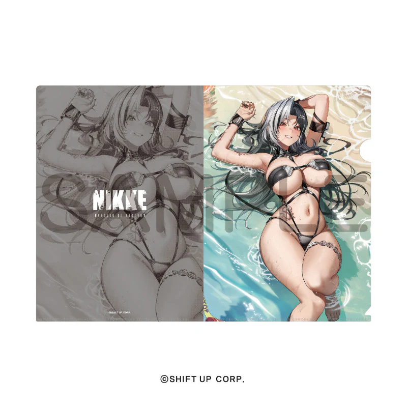 (Goods - Clear File) GODDESS OF VICTORY: NIKKE File Folder Rosanna: Chic Ocean