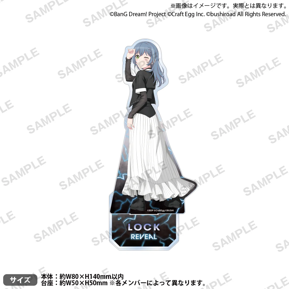 (Goods - Acrylic Stand) [BanG Dream!] 12th LIVE DAY3: RAISE A SUILEN "EAL"Acrylic Stand Lockrrc
