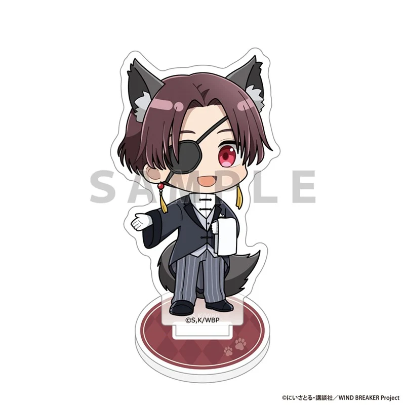 (Goods - Acrylic Stand) WIND BREAKER Acrylic Stand (Hayato Suo/Wolf Butler) - Image 2