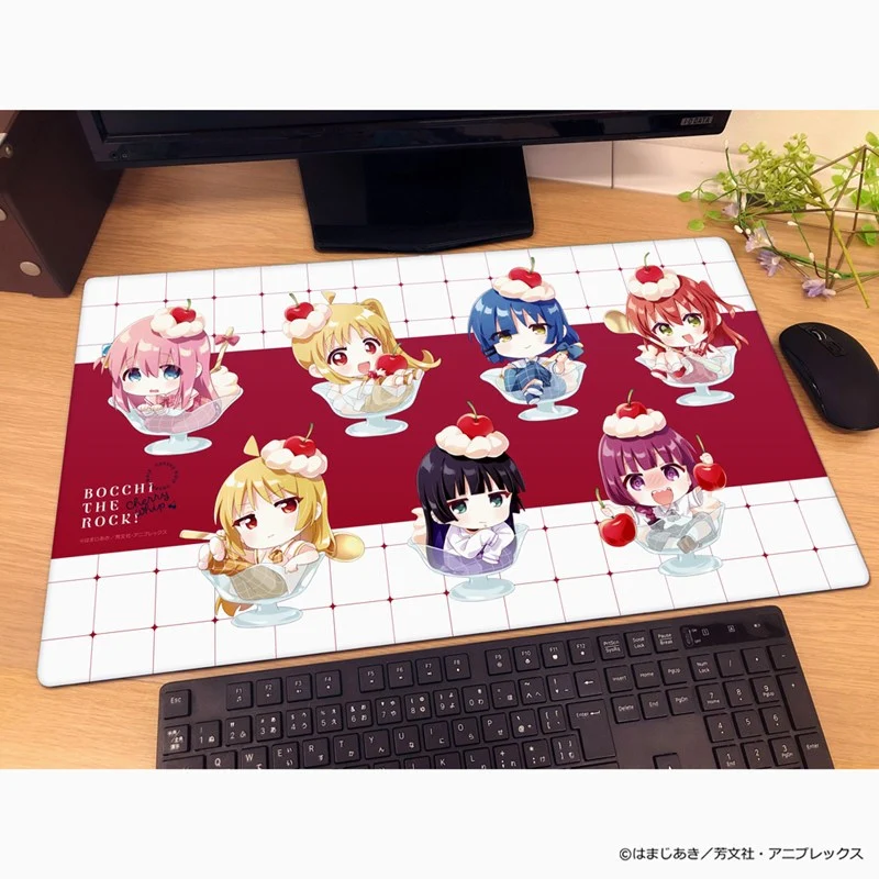 (Goods - Deskmat) Bocchi the Rock! Rubber Mat (Cherry WhipA/Art by Namori) - Image 2