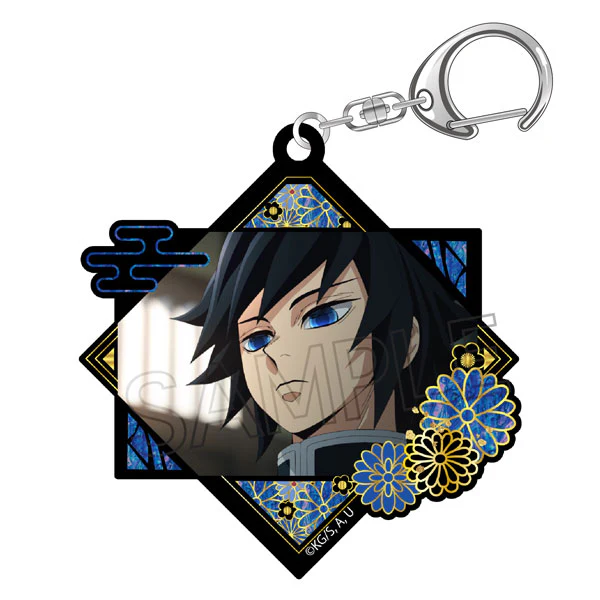 (Goods - Key Chain) Demon Slayer: Kimetsu no Yaiba Raden style Series Vol. 3 Acrylic Key Chain Giyu Tomioka